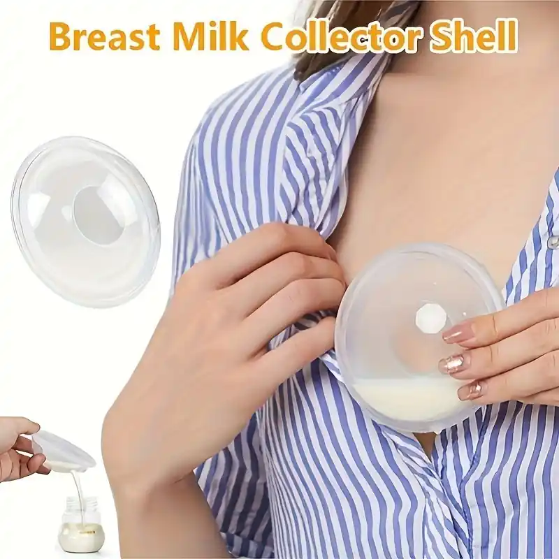 2pack Nonspill Portable Breast Milk Collectors And Nursing Pads For Moms