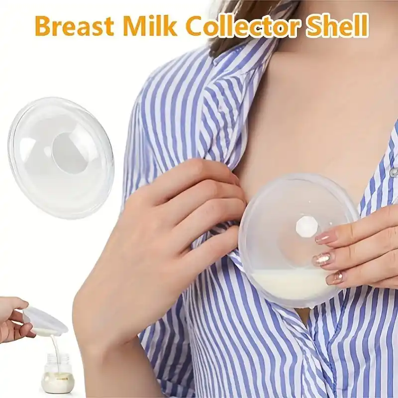 2pack Leakproof Portable Breast Milk Collection Pads Nursing Essentials