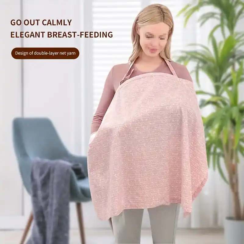 Breathable Lightweight Outdoor Breastfeeding Cover 1pc Multifunctional Nursing Towel