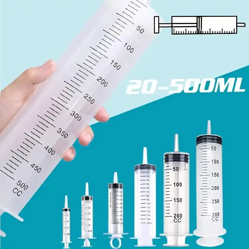 Large Capacity 20500ml Pet Feeding Syringe With Tubing For Liquid Measurement