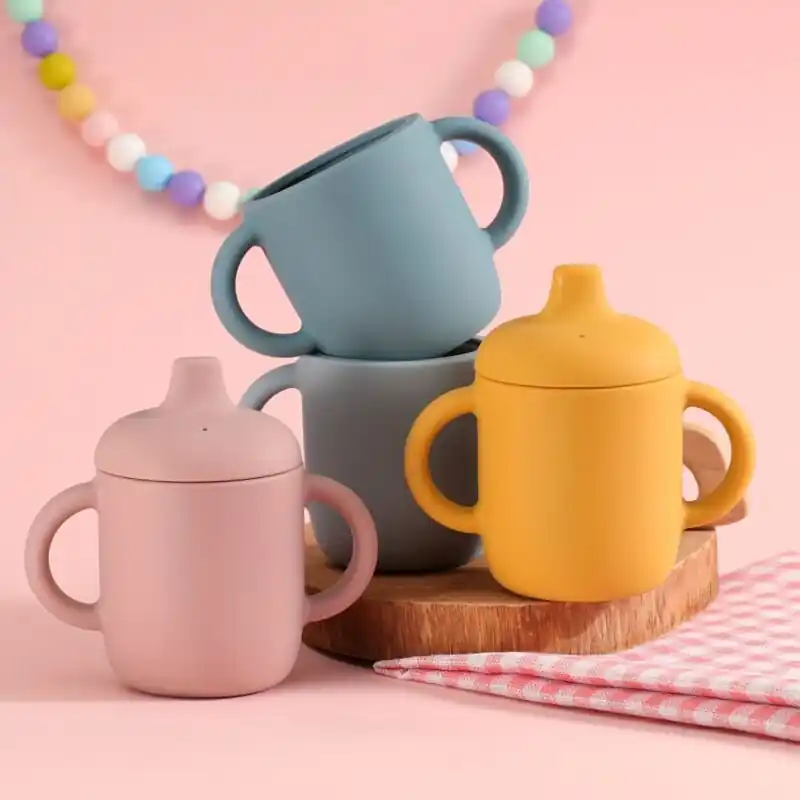 Food Grade Silicone Training Cup For Babies And Toddlers Duckbill Design