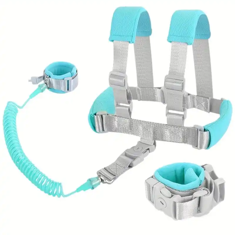 25m Baby Safety Walking Leash Antilost Bracelet With Secure Lock 1pc