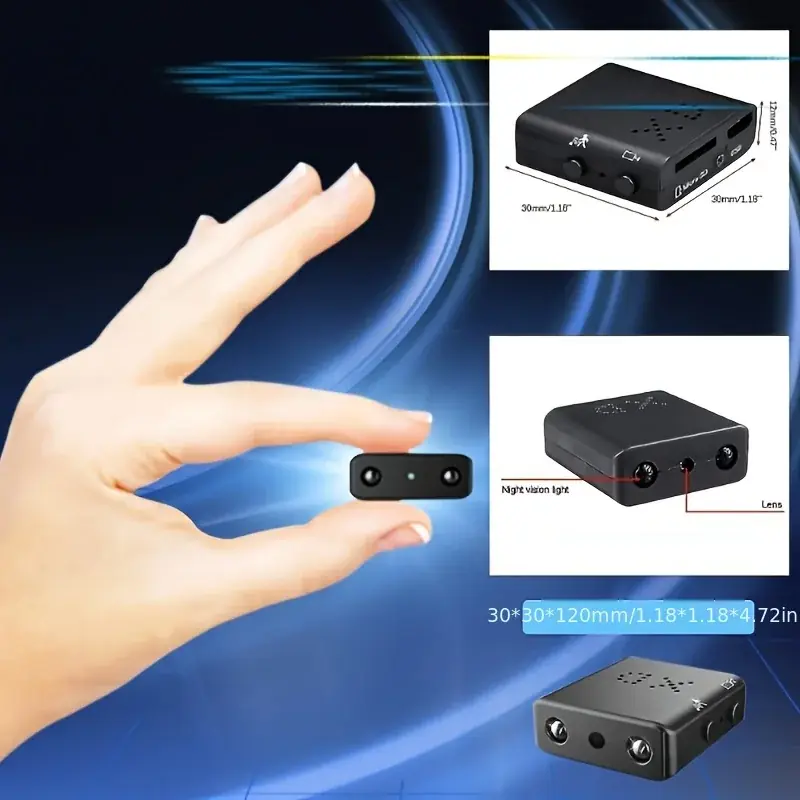 Xd Mini Security Camera 720p Hd Night Vision Motion Detection Nonwifi