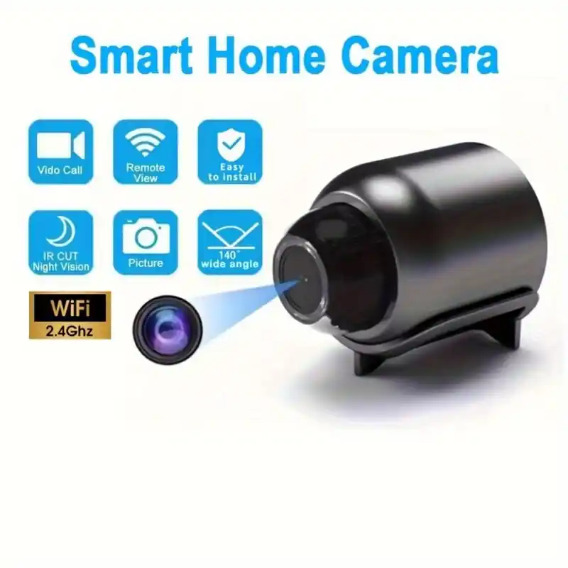 Hd Wifi Security Camera With Night Vision Motion Detection For Home Baby Pet Monitoring
