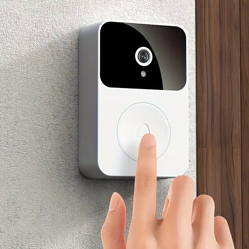 Wireless Hd Video Doorbell With Camera 2way Audio Night Vision Rechargeable