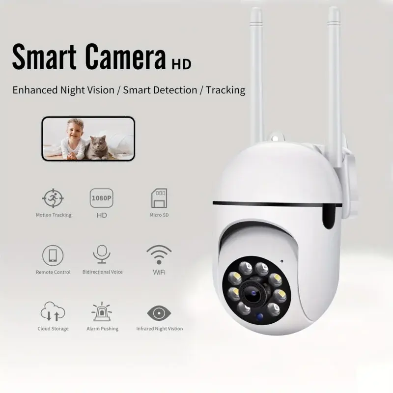 Ai Wireless Hd Security Camera With Motion Indooroutdoor Use