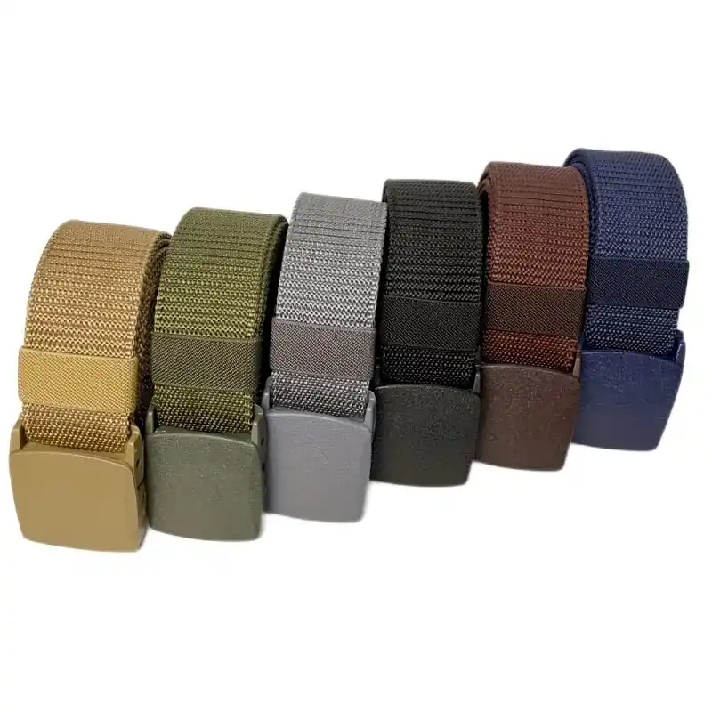 Unisex Kids Adjustable Canvas Automatic Belts Boys And Girls