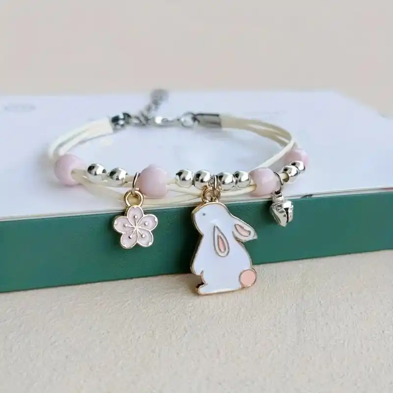 Easter Bunny Cartoon Bracelet Chic Fashionable Single Piece Gift