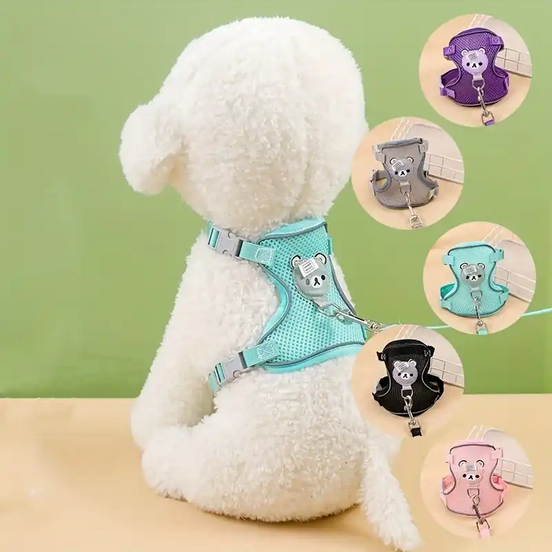 Comfortable Smallmedium Dog Cat Harness Leash Set Quality