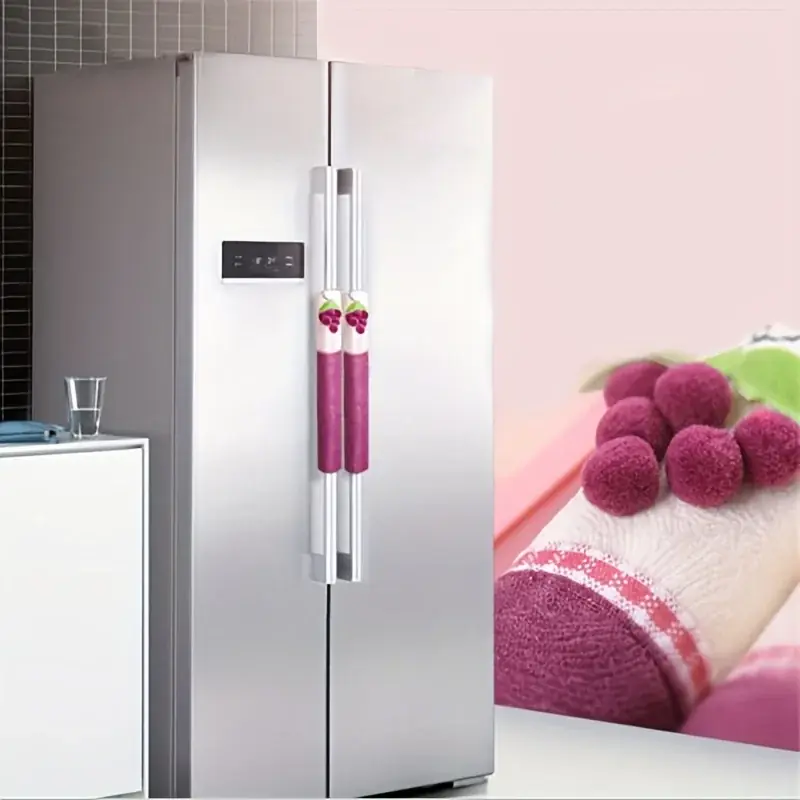 Cotton Doubledoor Fridge Handle Cover Gloves 1 Pair
