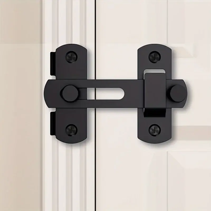 Matte Black Stainless Steel Barn Door Lock And Latch Home Improvement