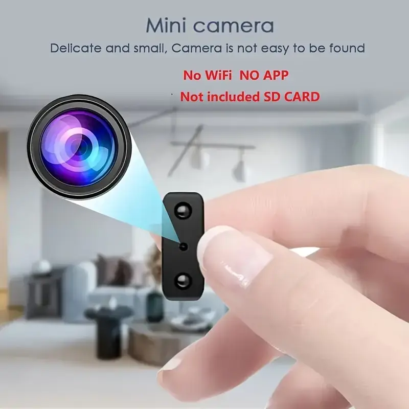Hd Mini Security Camera With Night Vision Motion Detection Builtin Battery