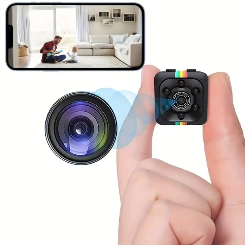 Hd Mini Security Camera With Night Vision Audio Dog Monitor