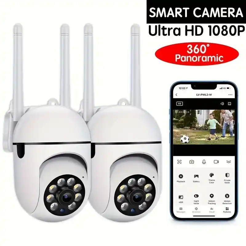 1080p Hd Wireless Indooroutdoor Safety Camera With Night Vision Pet