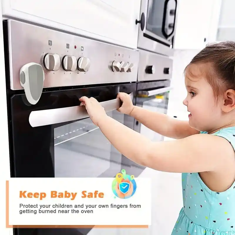 Baby Safety Oven Lock Childproof Kitchen Door And Baking Chamber Lock