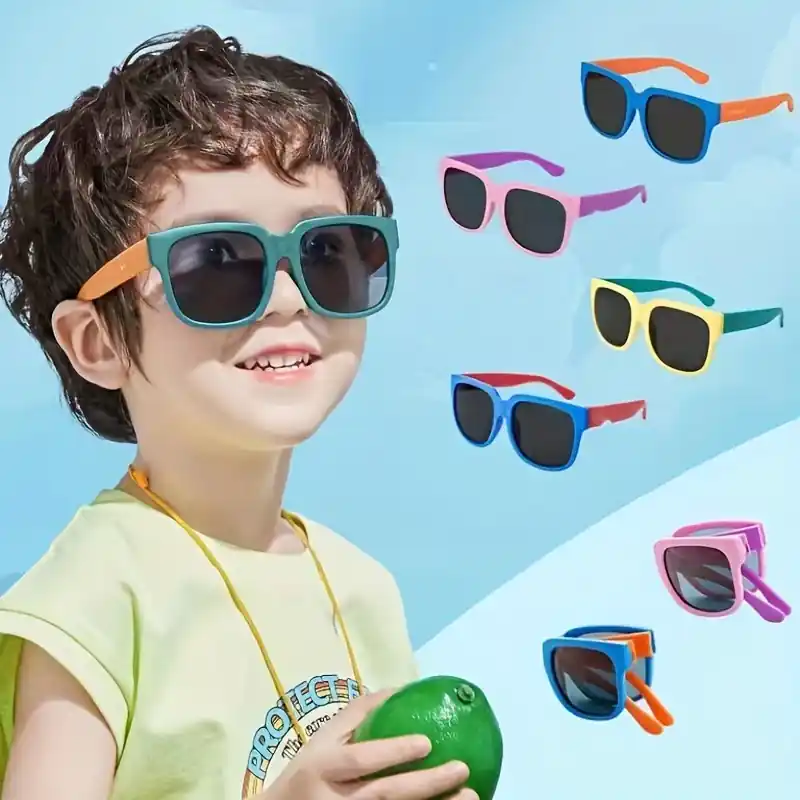 Portable Uv Protection Foldable Pc For Baby Boys And Girls 1pc