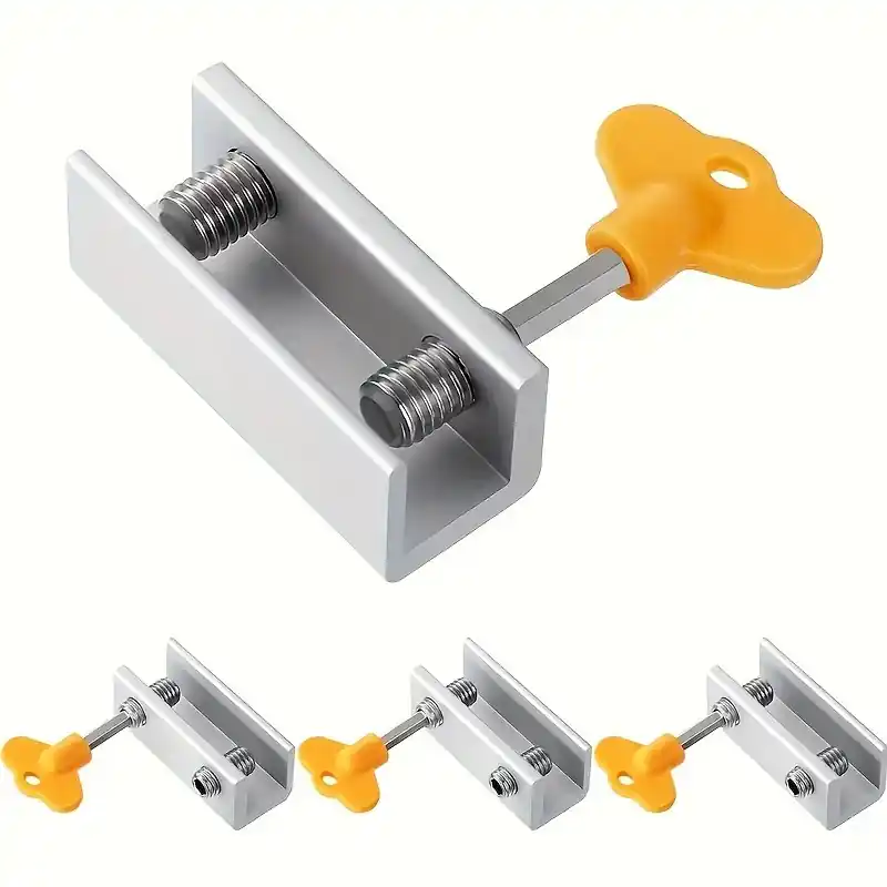 Aluminum Alloy Sliding Sash Stopper 1pc Window And Cabinet Security Lock