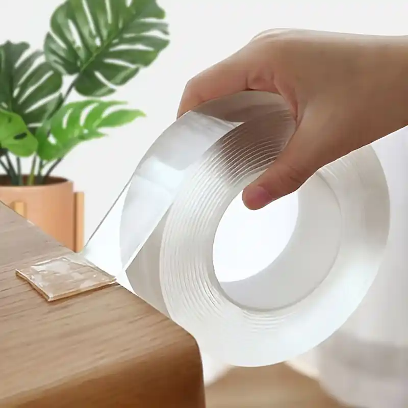 Reusable Nano Doublesided Mounting Tape Waterproof Strong Transparent Adhesive