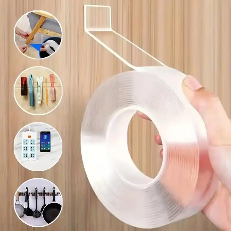 Reusable Heavyduty Doublesided Tape For Wall Poster Carpet 16pcs