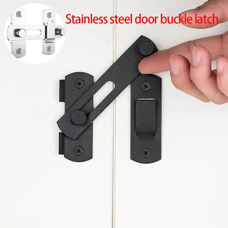 Stainless Steel Antitheft Sliding Door Bolt Latch For Barns Pets Cages