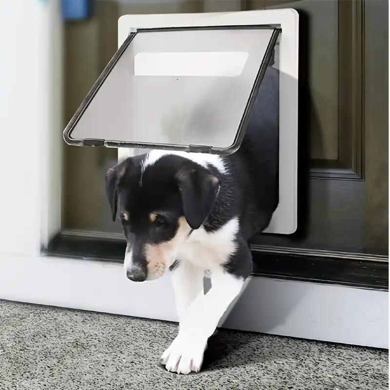 Durable Indooroutdoor Pet Door For Dogs Easy Install Weatherresistant