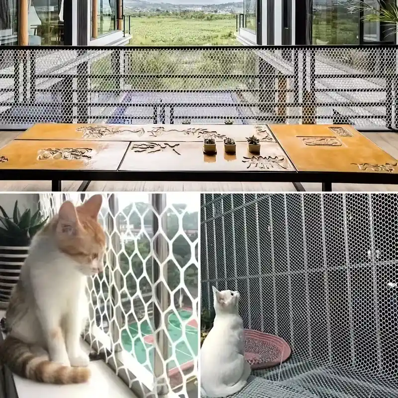 Animal Safety Netting For Balcony Garden Reusable Wire Fencing Antifall