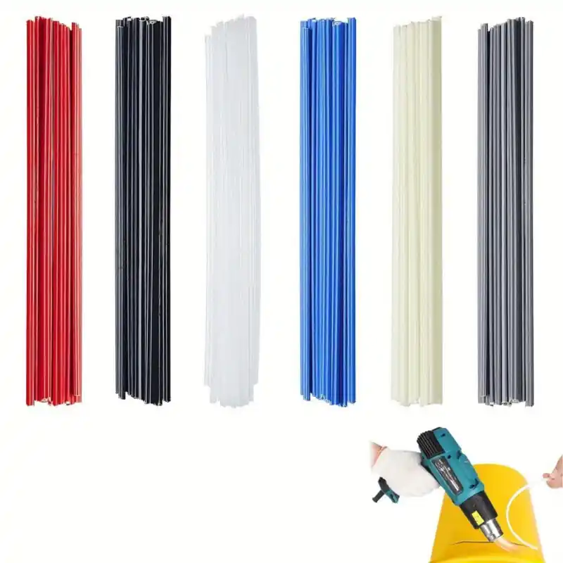 60pcs Multicolor Pppvcabsbiforged Plastic Welding Rods For Auto Bumper Repair