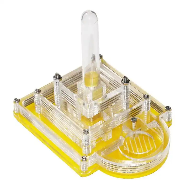 Acrylic Pyramid Ant Farm Nest With Moisture Area Educational Science Observation Kit