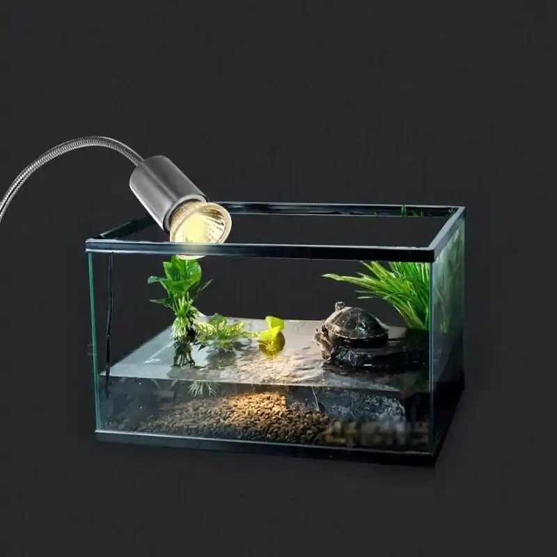 25w Reptile Heat Lamp Set With Uvbuva Clipon Bulb For Turtles Tortoises