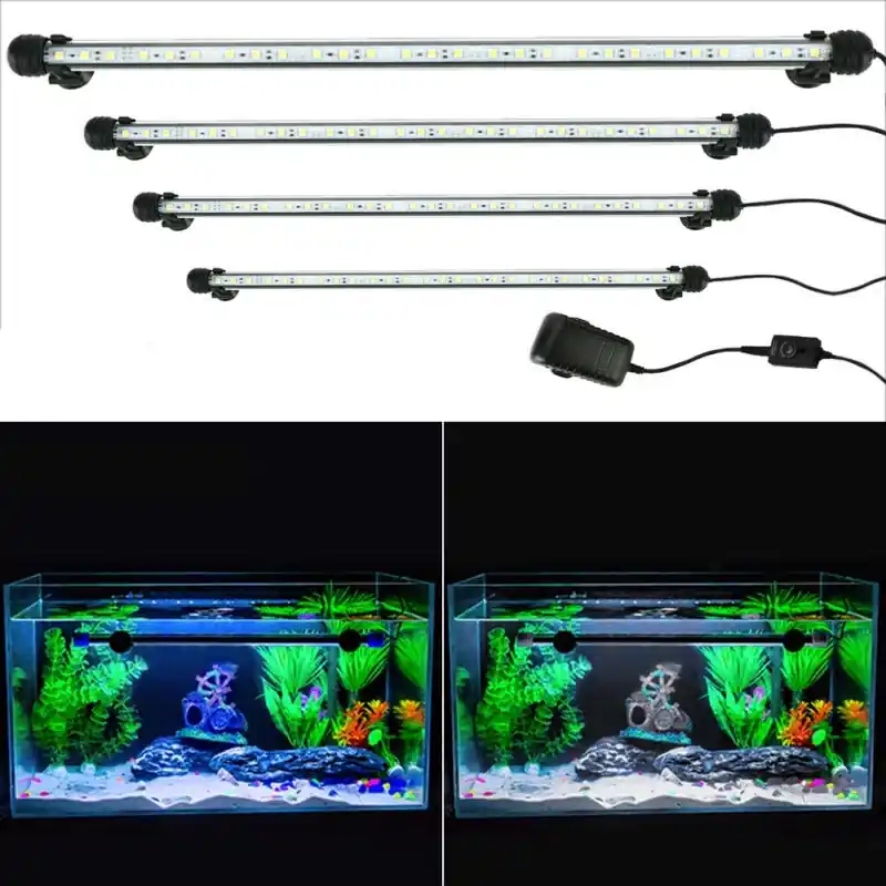 Rgb Led Submersible Aquarium Light 19cm Underwater Fish Tank Lamp