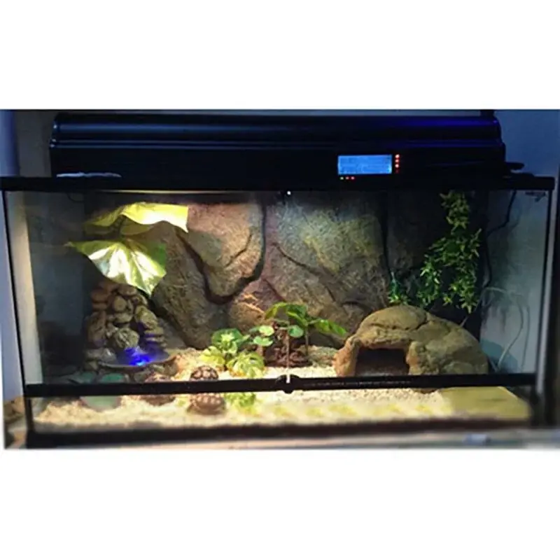 Reptile Terrarium Tank For Lizard Snake Turtle Chameleon Breeding Landscaping