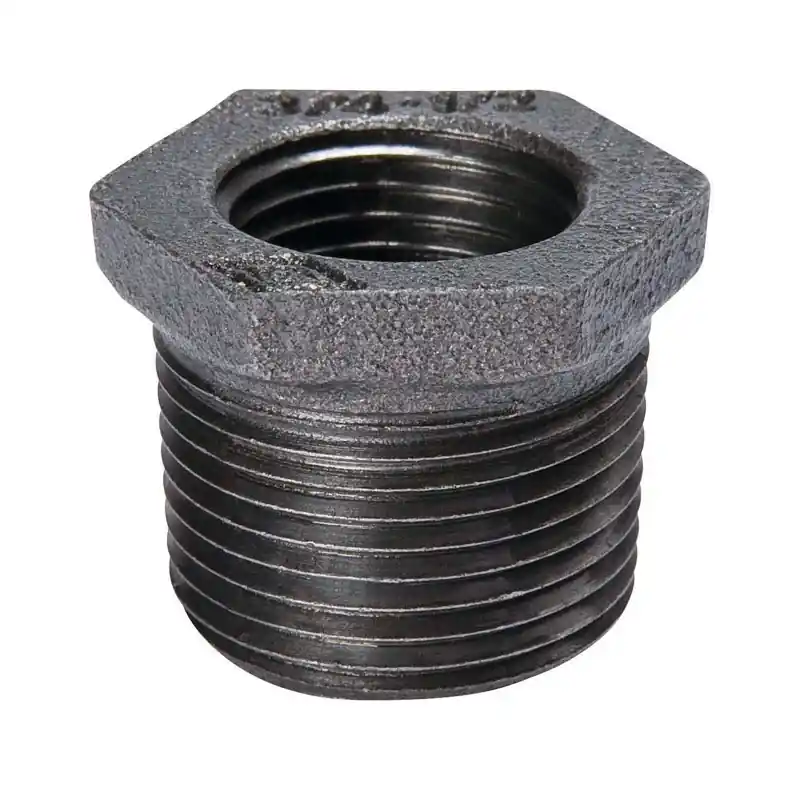 Southland 3 In. Fpt X 1-1/2 In. Dia. Fpt Black Malleable Iron Hex Bushing