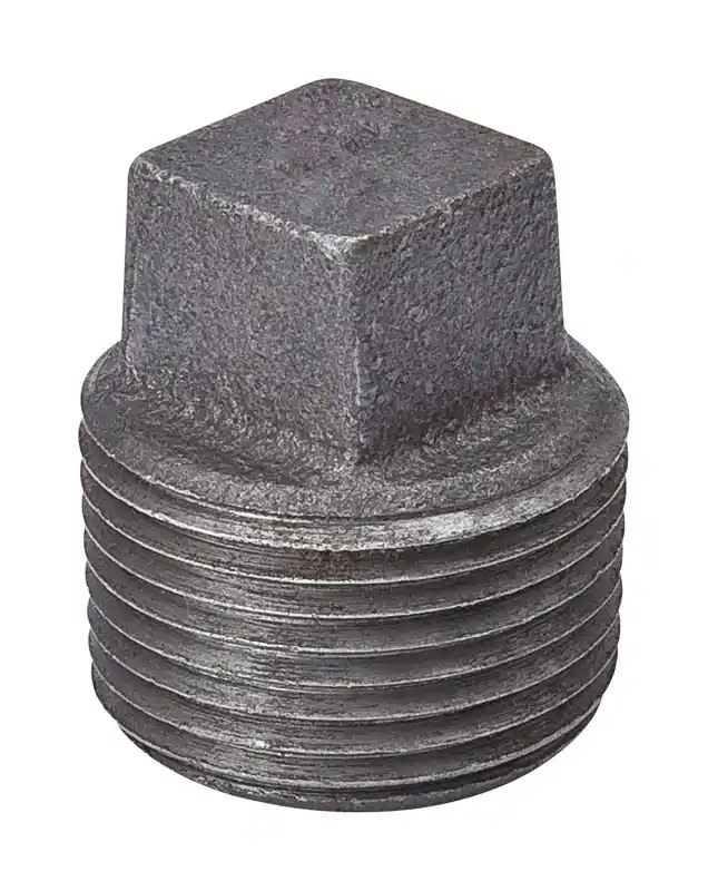 Southland 4 In. Male X 4 In. Dia. Male Black Malleable Iron Square Head Plug