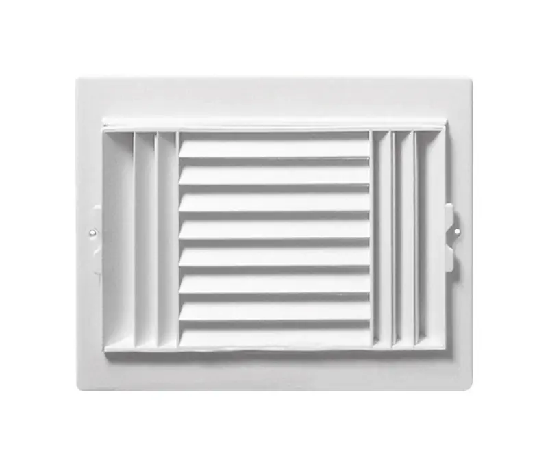 Jordan 10 In. H X 8 In. W 3-way White Plastic Ceiling Register