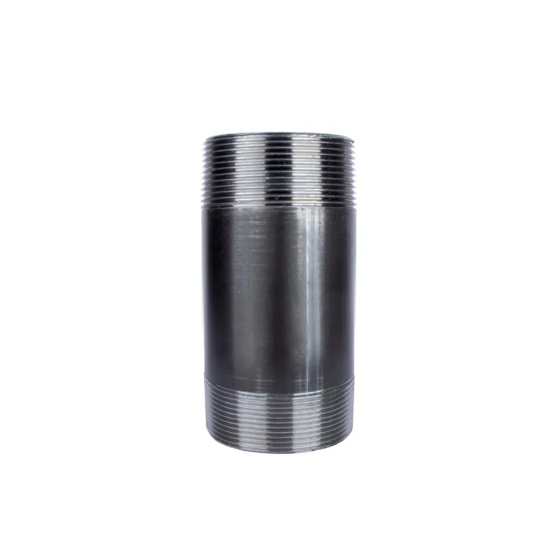 4 In. Mip X 4 In. D Black Steel Nipple - Model 3504x4