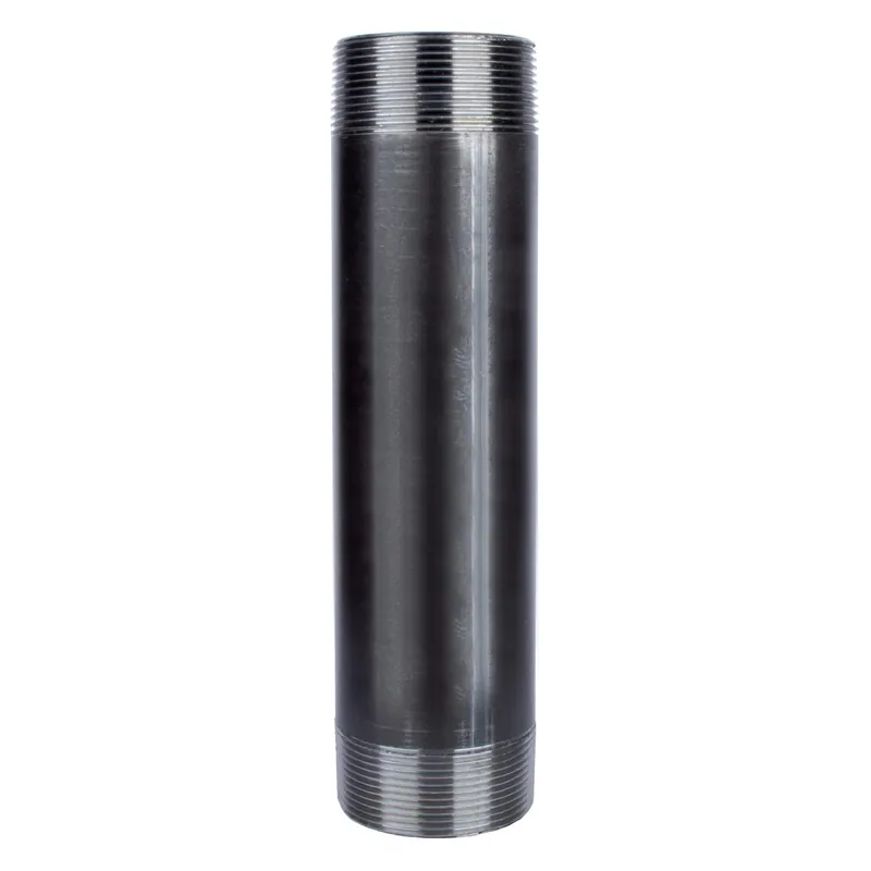 4 In. Mip X 4 In. D Black Steel 10 In. L Nipple - Durable Pipe Fitting