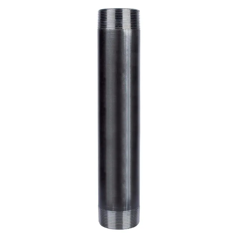 4 In. Mip X 4 In. D Black Steel 12 In. L Nipple - Durable Pipe Fitting