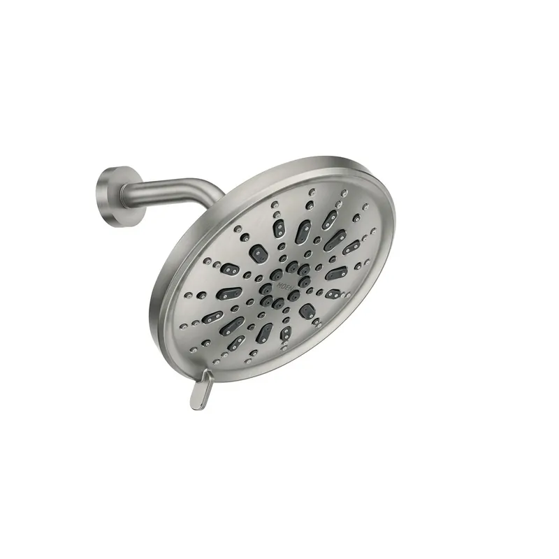 Enthrall Brushed Nickel 5-setting Rainshower Showerhead 1.75 Gpm 9-inch Diameter