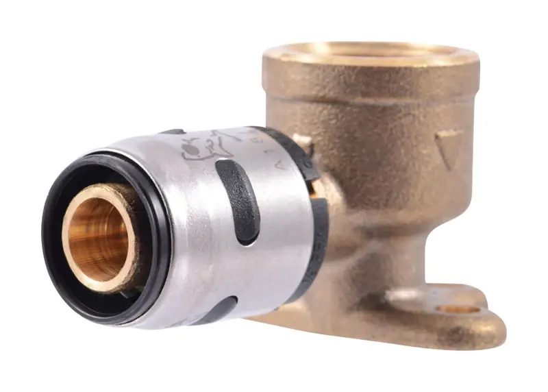 PEX Evopex Push To Connect Drop Ear Elbow, 90-Degree, 1/2 Push X 1/2 In. MPT