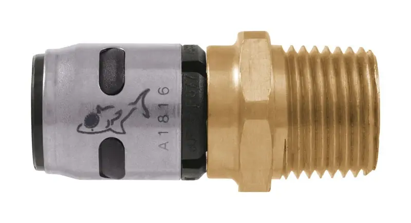 PEX Evopex Push To Connect Male Connector, 3/4 Push X 3/4 In. MPT