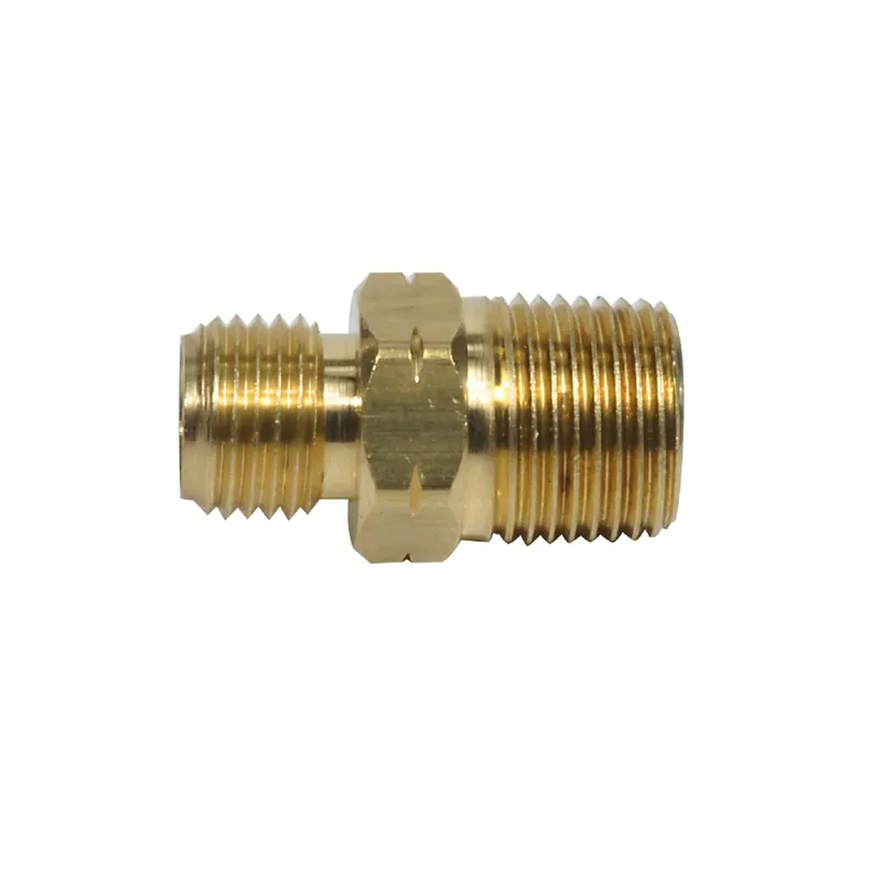Propane Fitting, 3/8-In. Male X 9/16-In. Left-Hand Male