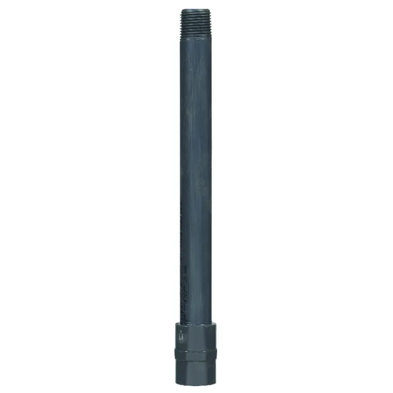 B&K Schedule 80 1/2 In. MIP X 1/2 In. D FIP PVC 12 In. Coupler Nipple 1 Pk