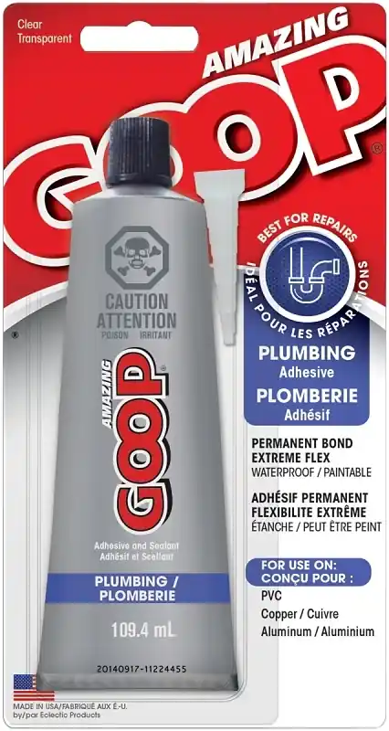Amazing Goop Plumbing Adhesive, 109.4 Ml, Clear Liquid For All Surfaces