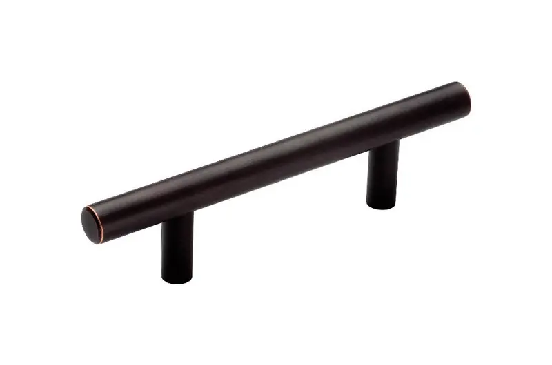 Amerock Contemporary Bar Cabinet Pull 3 In. Oil Rubbed Bronze Brown 5 Pk