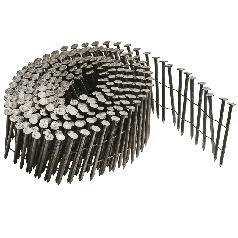 Bostitch 1-3/4 In. L X 11 Ga. Angled Coil Stainless Steel Siding Nails 15 Deg 3,600 Pk