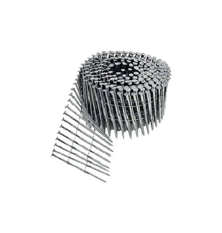 Bostitch 2-1/2 In. L X 13 Ga. Wire Coil Stainless Steel Siding Nails 15 Deg 1,800 Pk