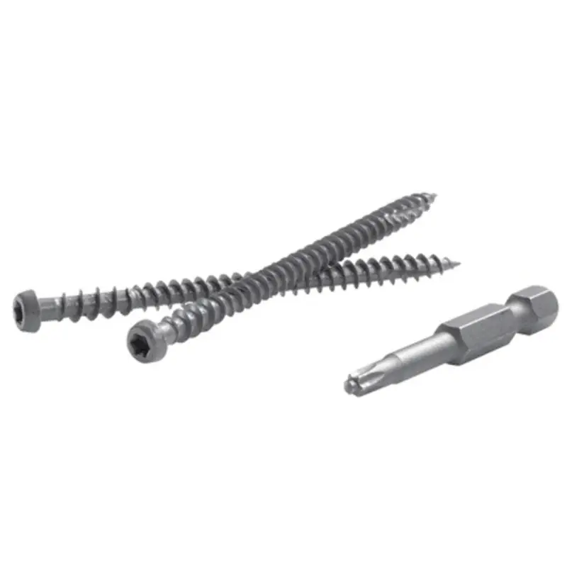 FastenMaster TrapEase No. 20 X 2-1/2 In. L Island Mist Torx Ttap Star Head Composite Deck Screws 105
