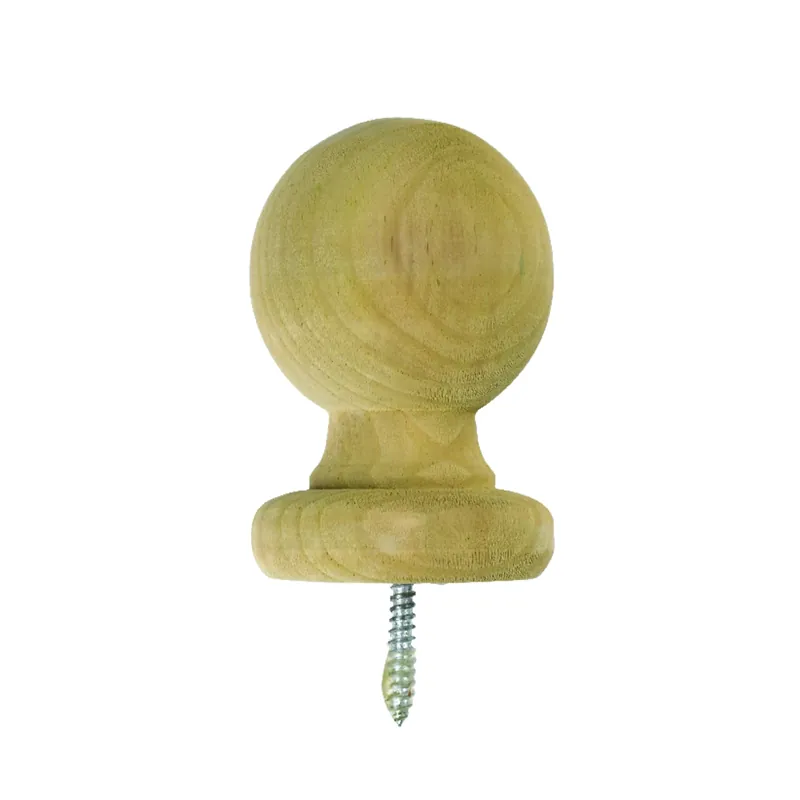 4-1/4 In. H X 3-1/4 In. L Prefinished Brown Pine Exterior Post Top