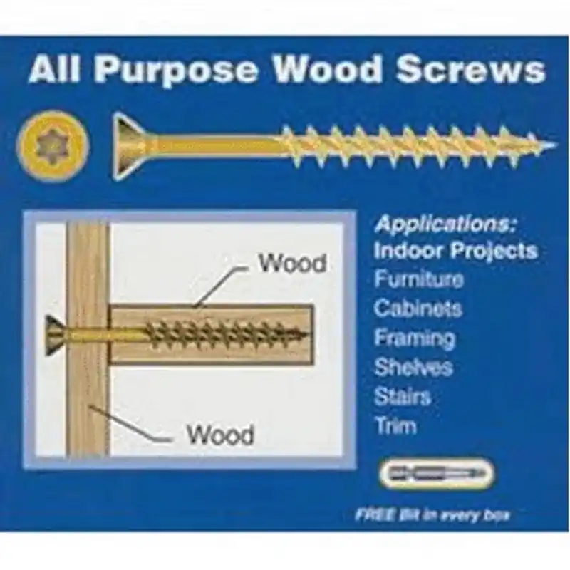HILLMAN Power Pro No. 10 X 3-1/2 In. L Star Bronze Ceramic Coarse Wood Screws 280 Pk
