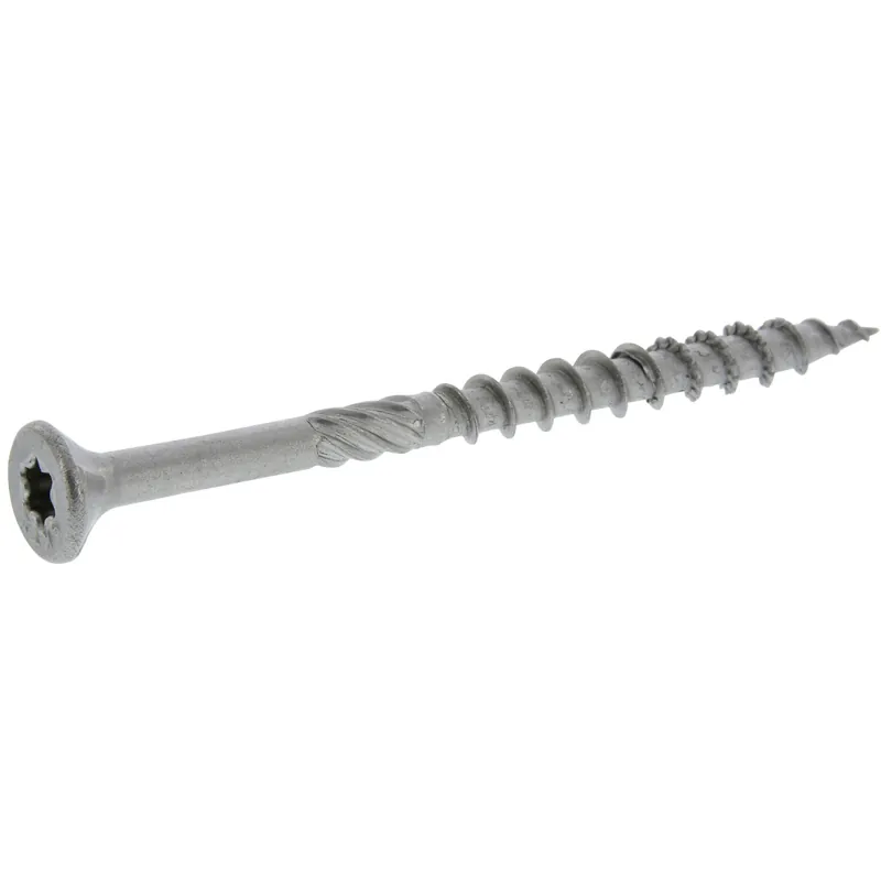 HILLMAN Power Pro No. 10 Ga. X 2-1/2 In. L Stainless Steel Star Flat Head Premium Deck Screws 5 Lb 3